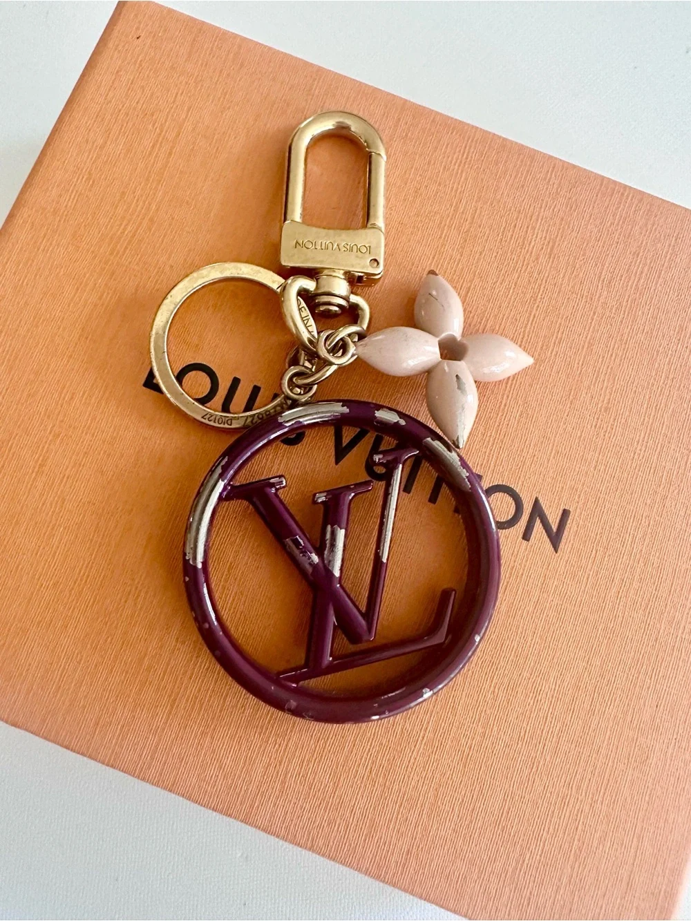 Louis Vuitton LV Circle Key Ring Bag Charm